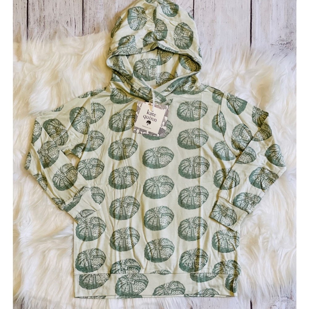 Hoodie and Pants Set for 12-24 months by Kate Quinn Sea- Sea Urchin print- NWT